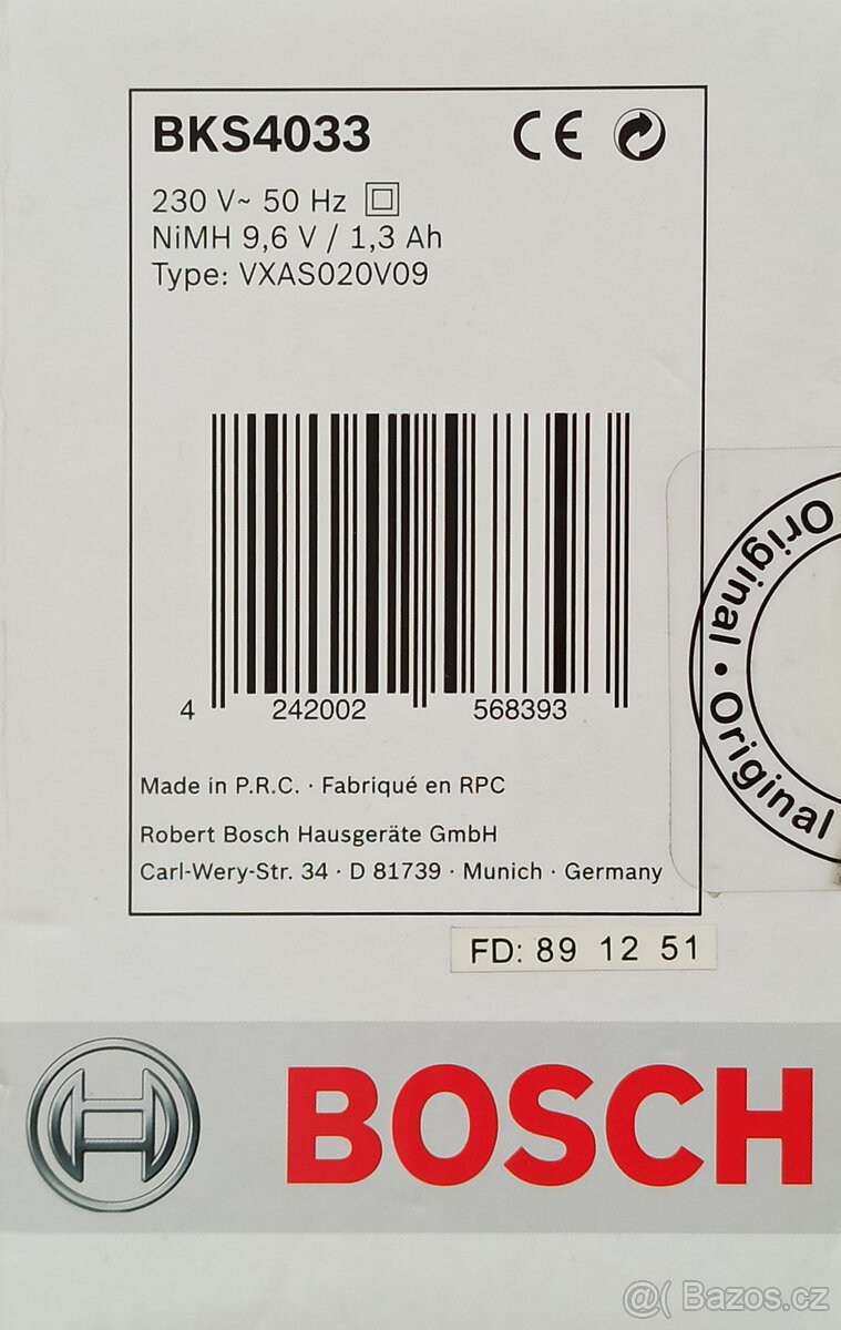 Ruční vysavač BOSCH - 5