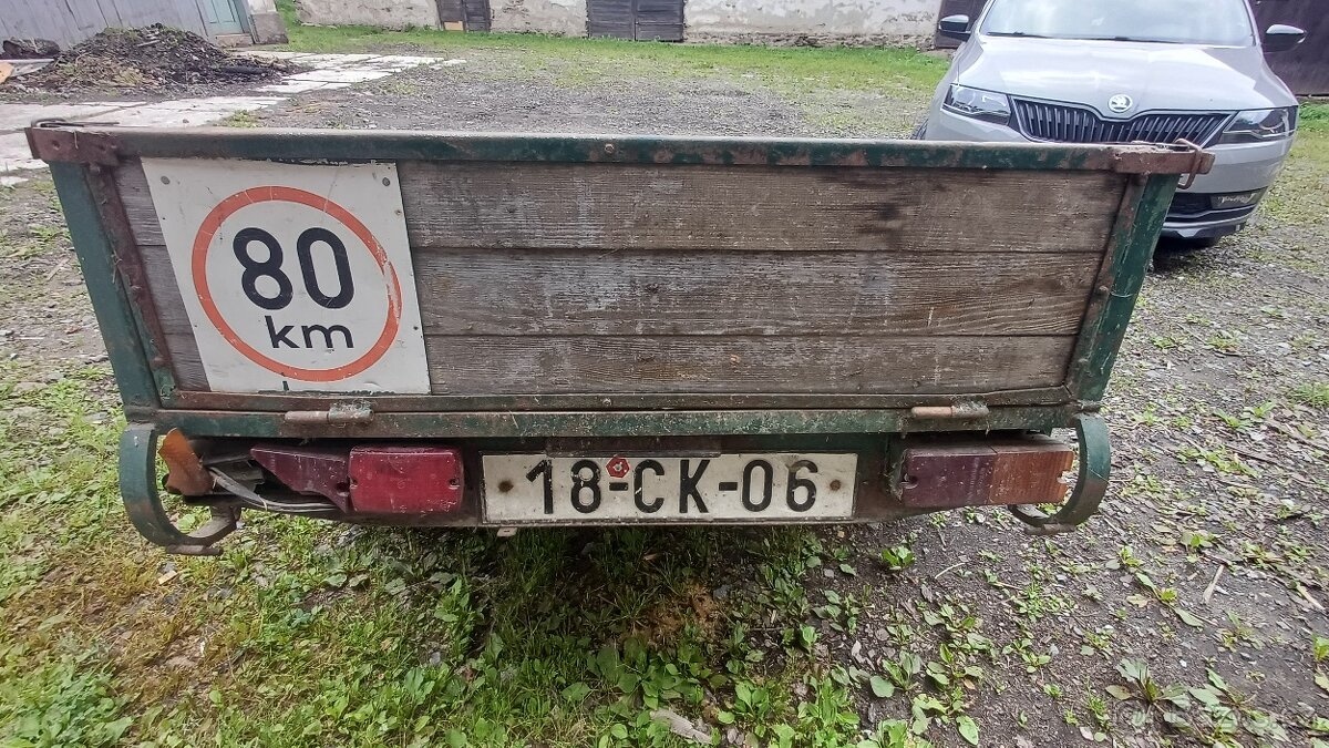 Přívěs vozík za auto - kára - 5