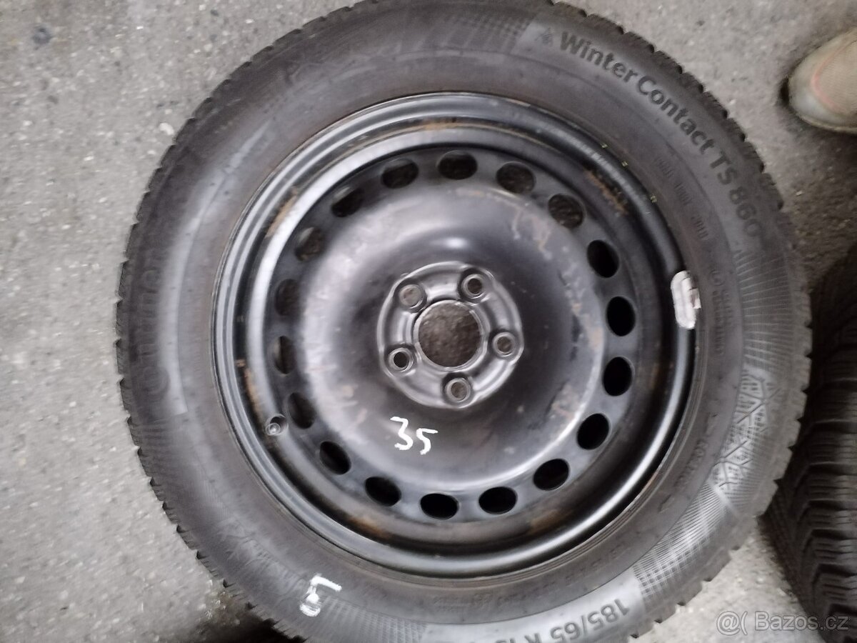 disky 5x100 R15 fabia polo ibiza 185/65/15 - 5