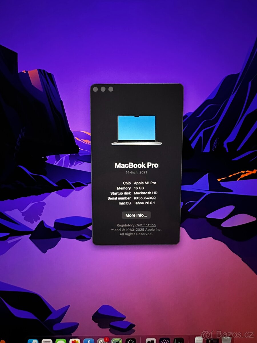 MacBook Pro 14" M1 Pro (2021) - 16GB/512GB - 5