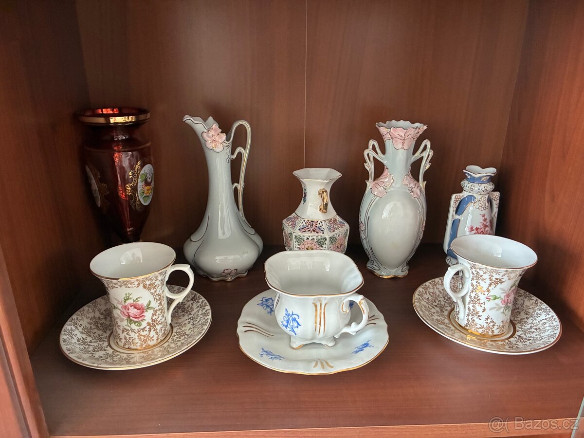 Porcelán růžový/bílý - 5