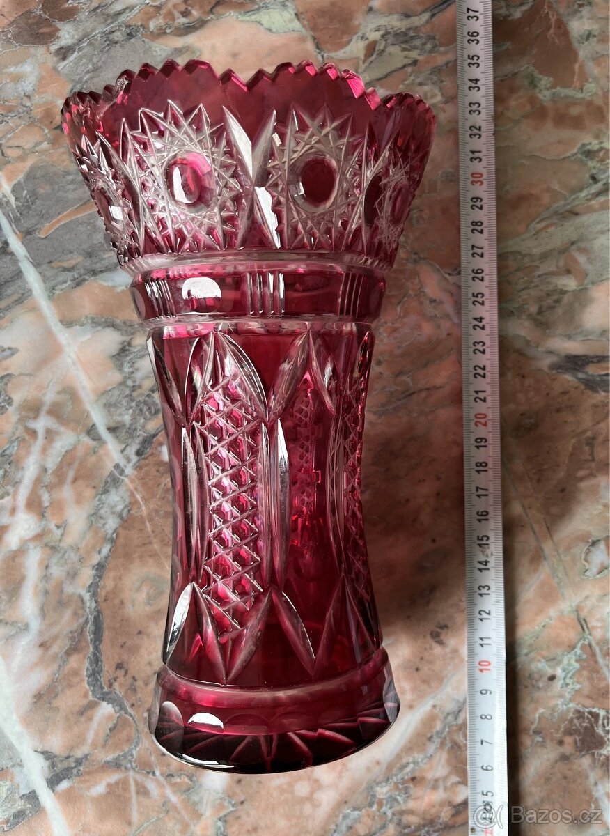 skleněná váza / nebo sada - 5