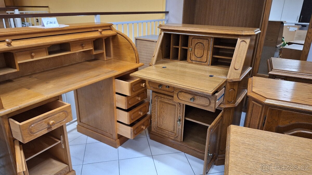 Rustikální psací stůl - 5