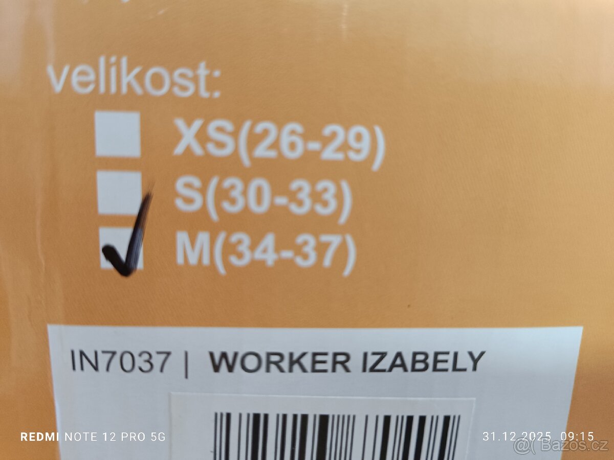 Prodám dětské brusle WORKER IZABELY 34-37 - 5