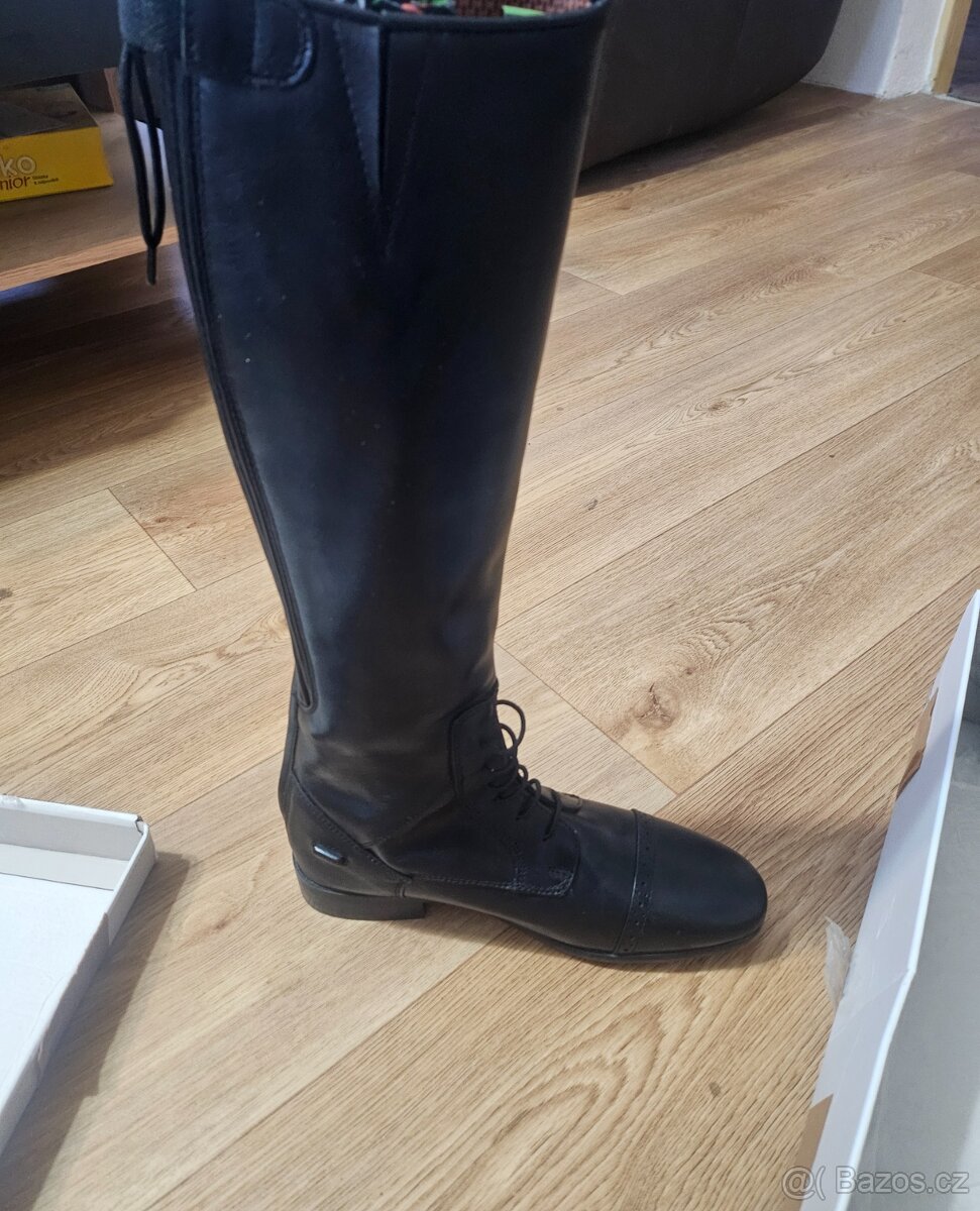 Vysoké jezdecké boty velikost 38 - 5