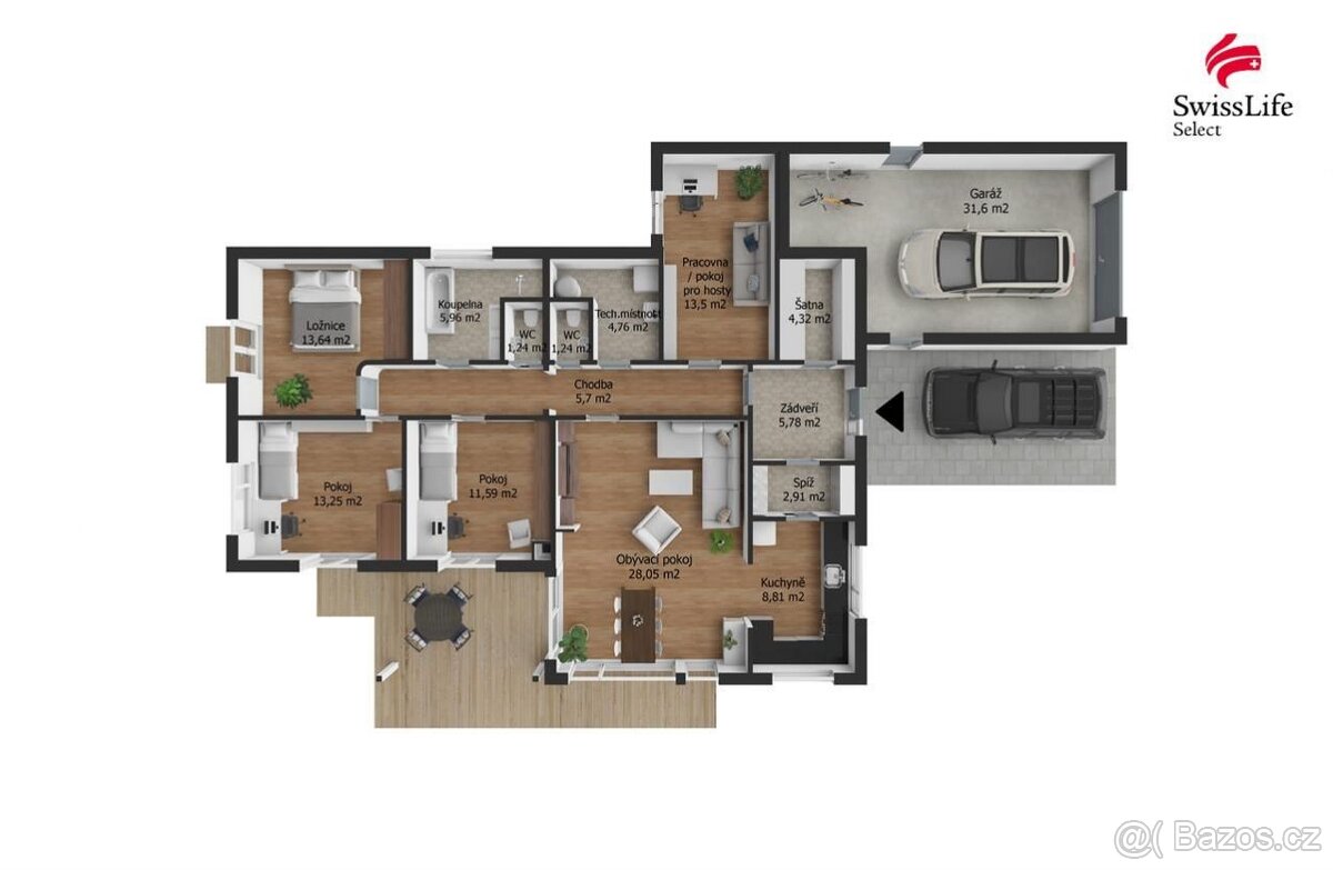 Prodej rodinného domu 126 m2, Vejprnice - 5