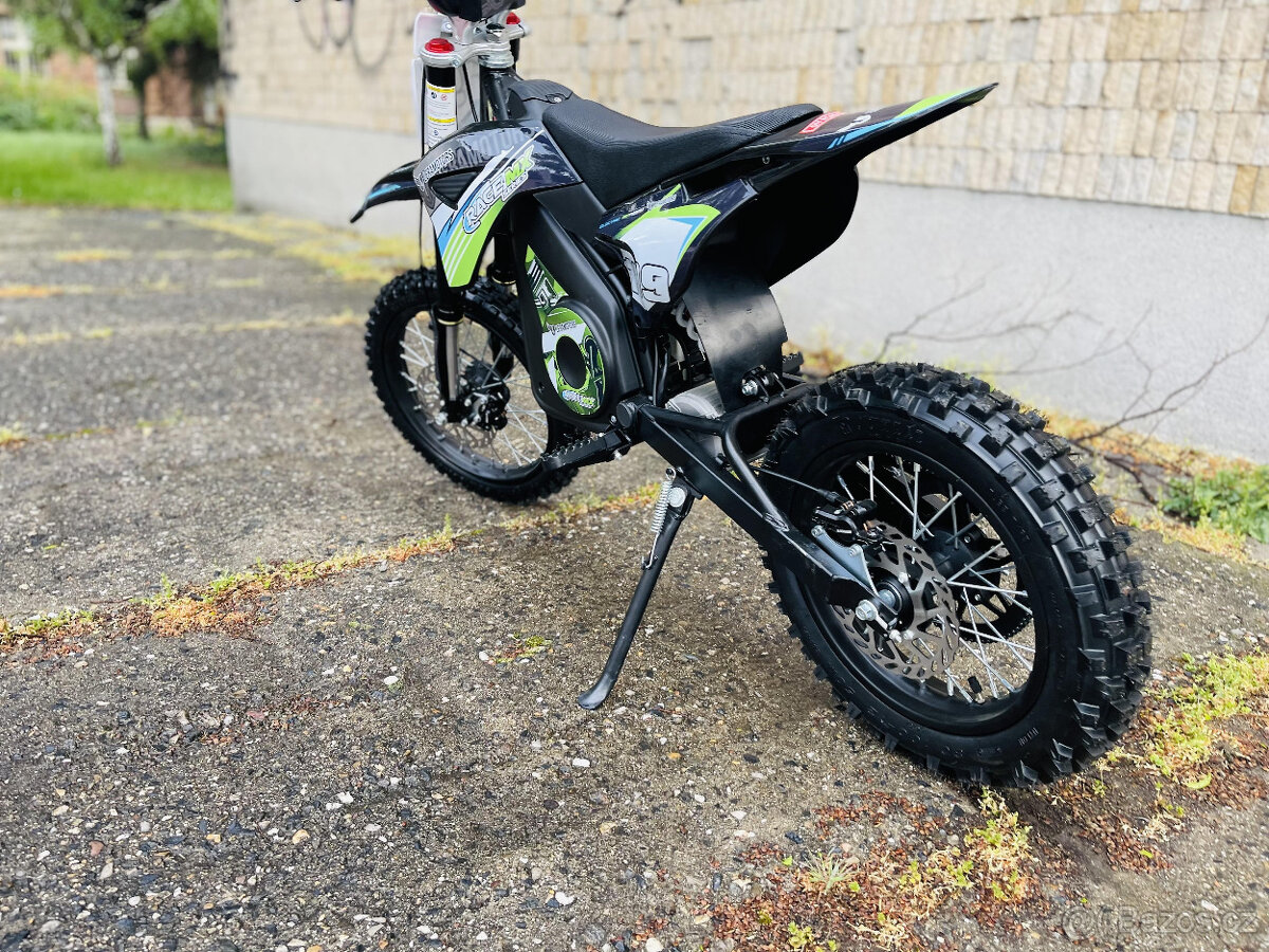 Pitbike Leramotors Rocket, elektrický, vhodné od 7let