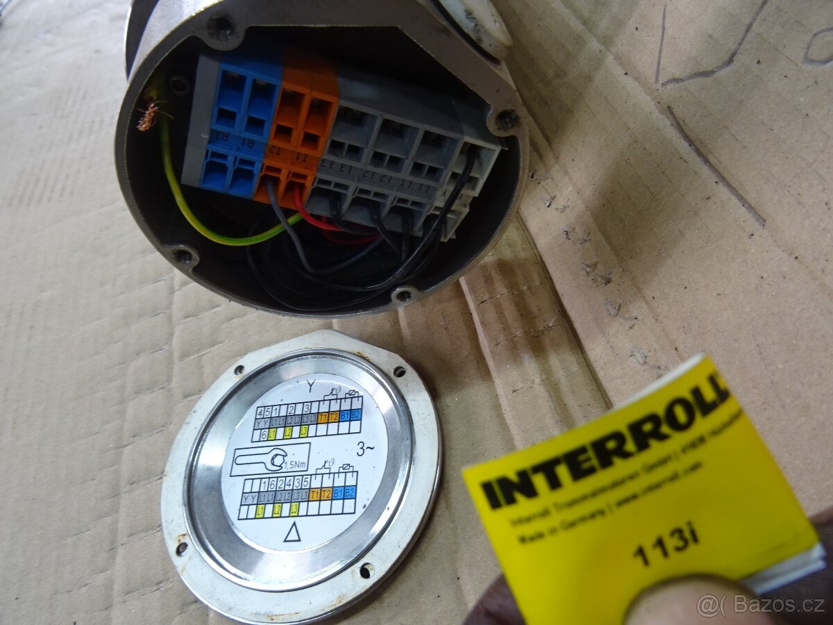 Válcový motor, pohon dopravníku INTERROLL - 5