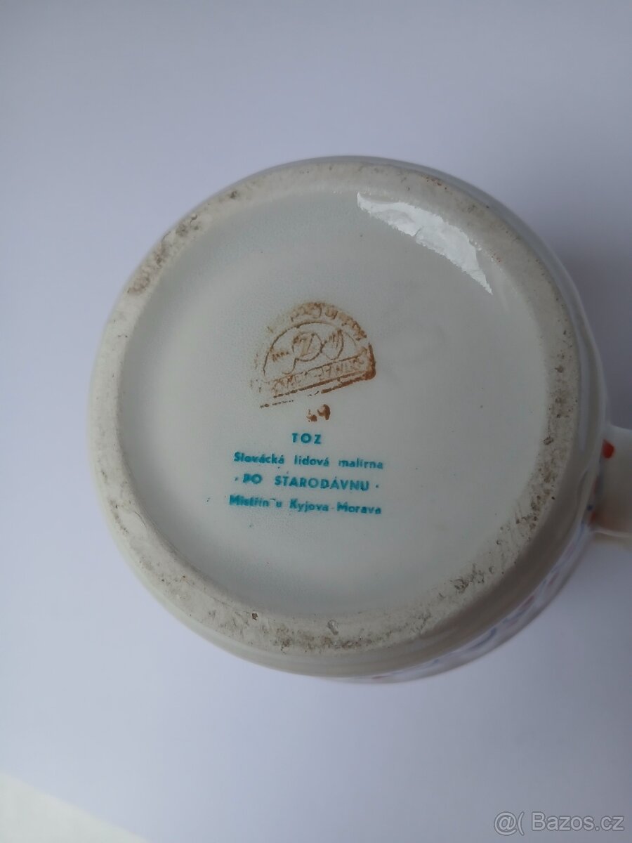 Keramický malovaný půllitr - 5