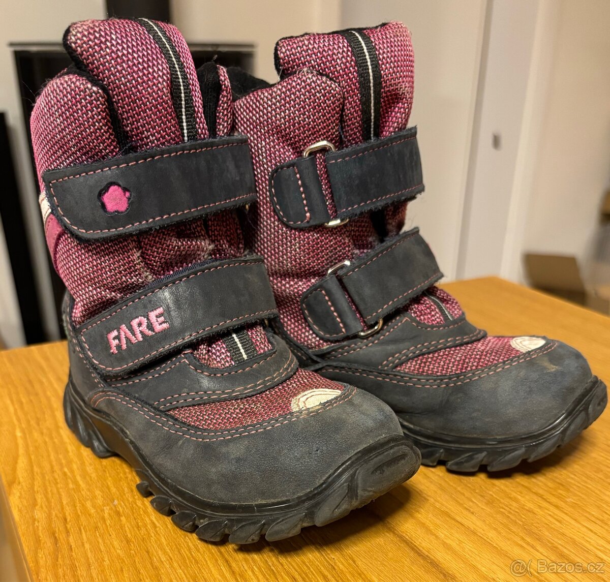 Dívčí kozačky 26 zimní obuv FARE - 5