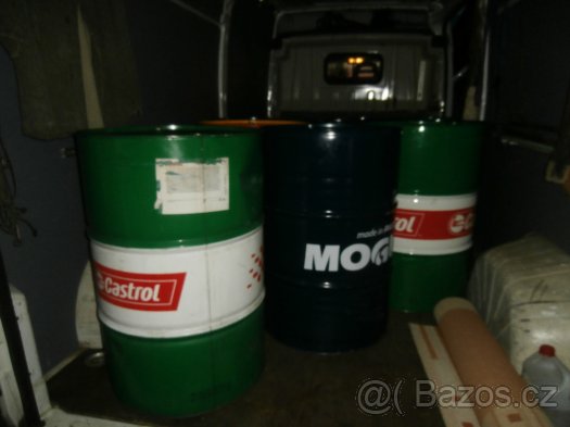 Sudy plechové 200 l lakované na stojato od oleje po 300 kč - 5