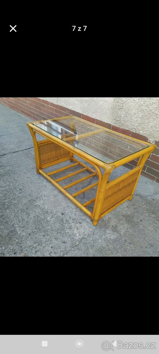 Ratanový stolek - 5