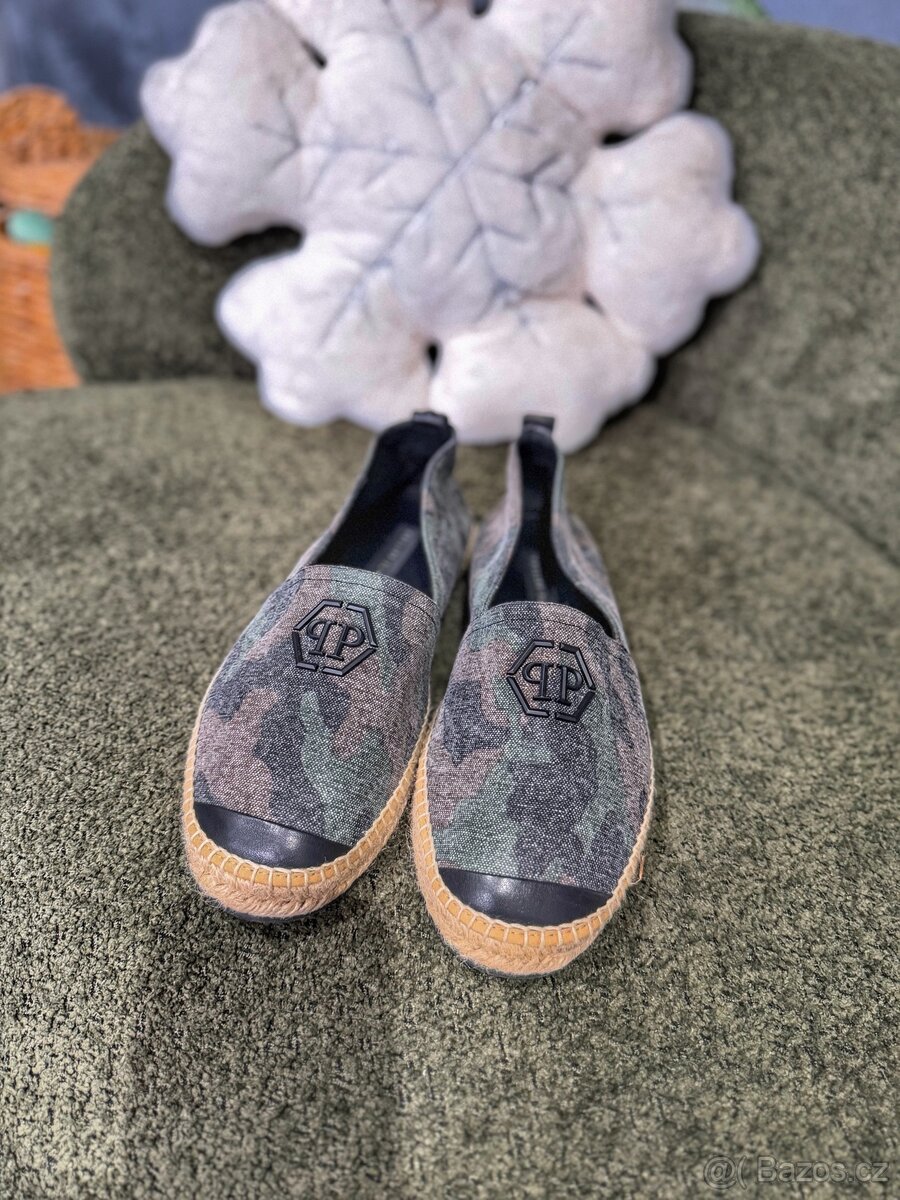 Luxusní, pánské espadrilky Philipp Plein - 5