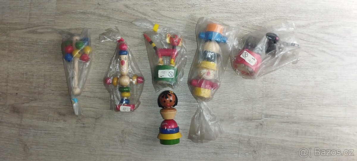 Tofa-staré dřevěné hračky-origo nepoužité - 5