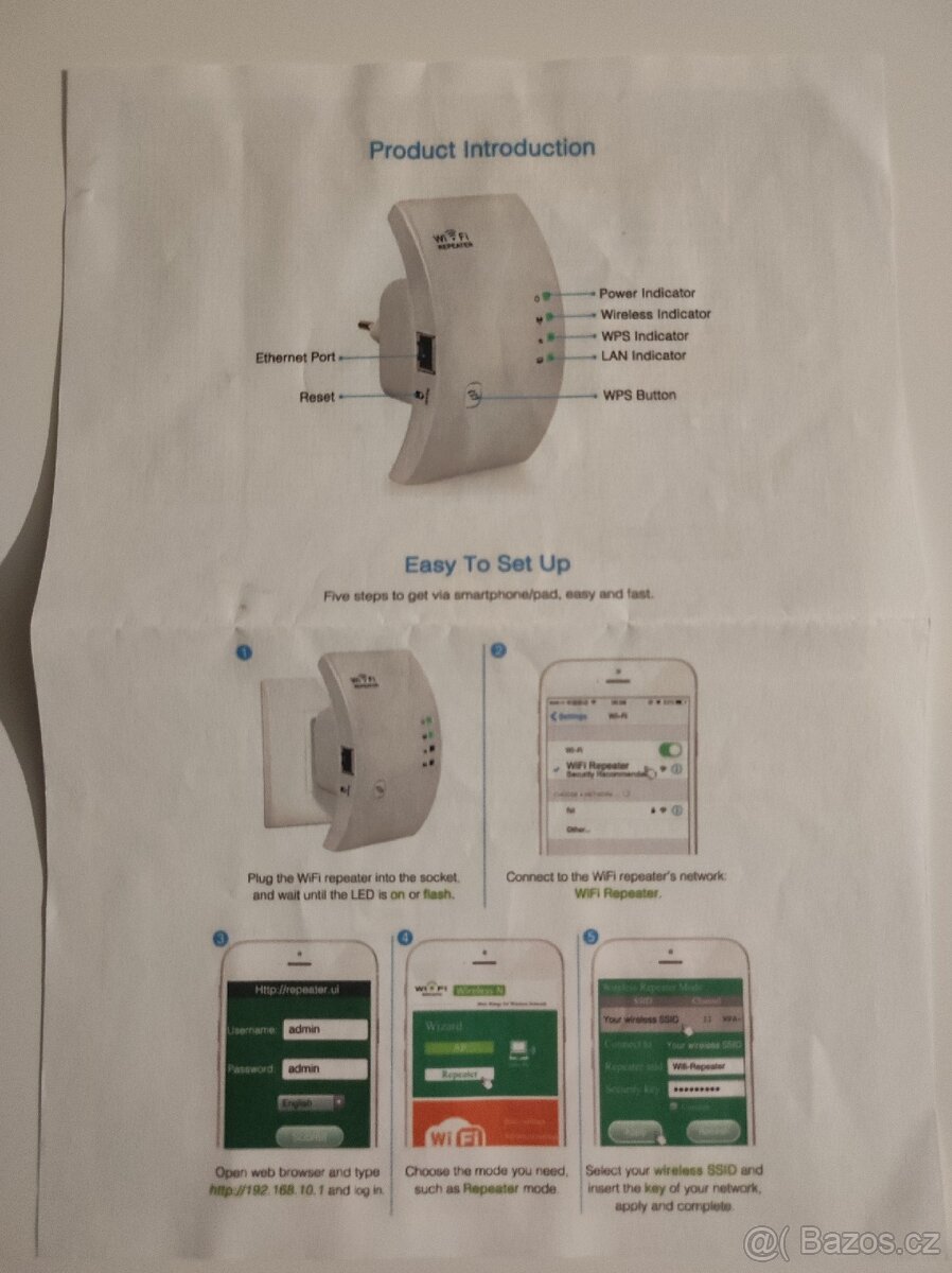 WiFi opakovač / zesilovač signálu - 5