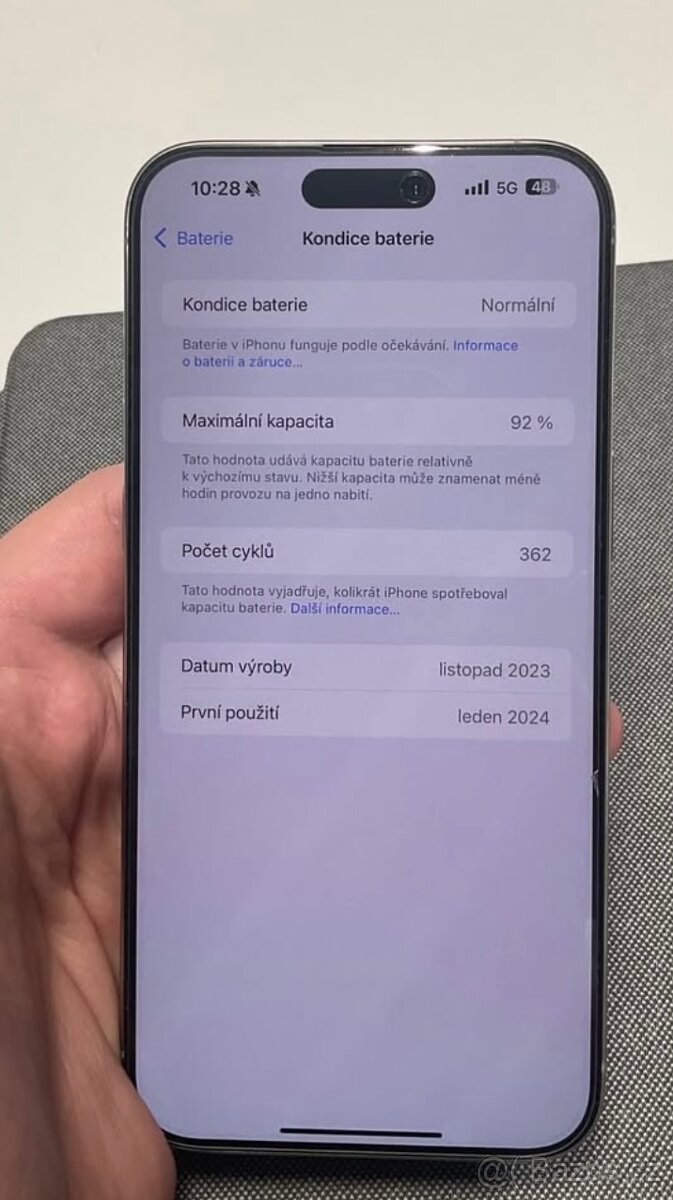 iPhone 15 Pro Max, 256 GB, přírodní titan. - 5