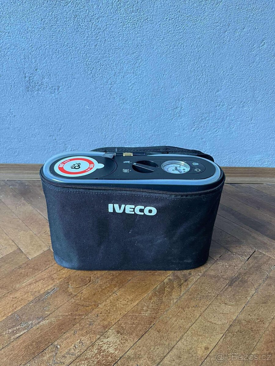 Auto kompresor + těsnicí sada na opravu pneumatik - 5