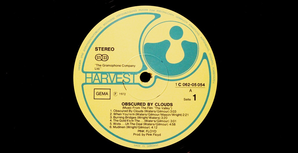 Pink Floyd – Obscured By Clouds (LP, Germany, 1972) - 5