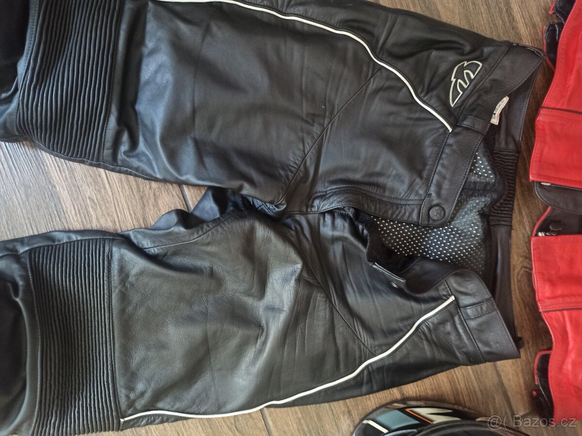 Dámská kožená dvoudílná kombinéza PSI+ doplňky - 5