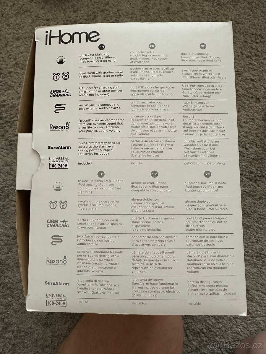 Radiobudík iHome docking - 5