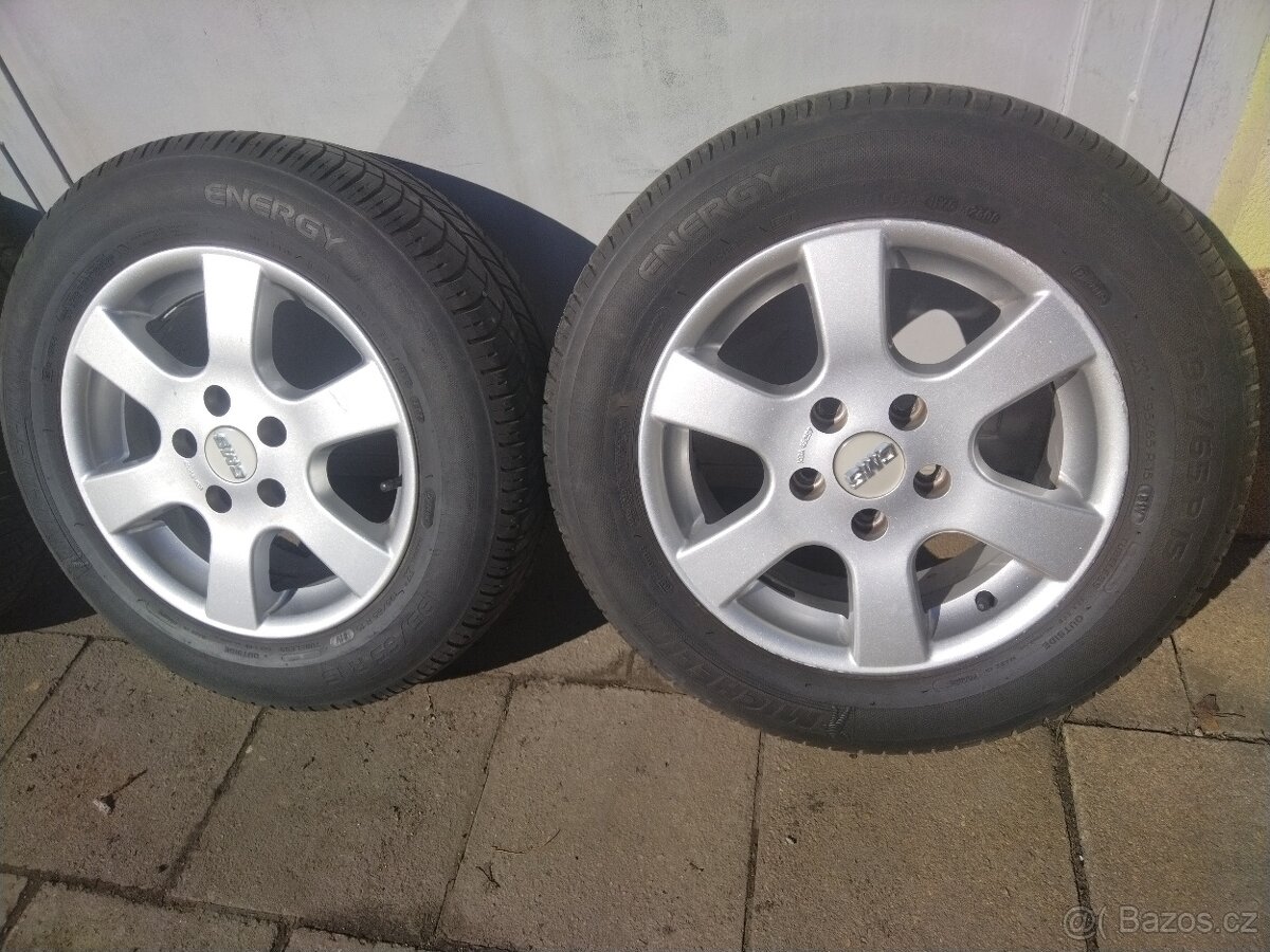 Prodám sadu alu kol 195/65 r15 5x115 - 5