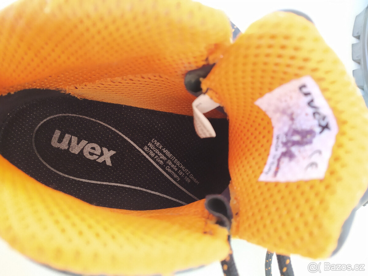 Špičkové kotníkové pracovní boty UVEX vel. 39 - 5