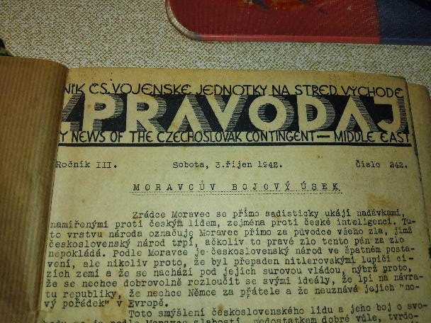 Prodám historický válečný Zpravodaj r. 1942 - 5