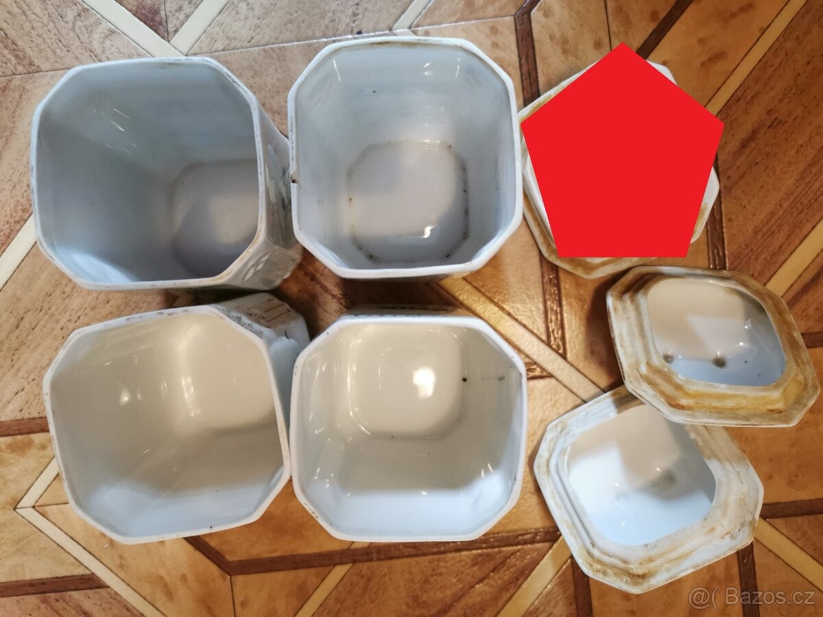 Staré dózy, kořenky, pomněnky - Stará Role Hutschenreuther - 5