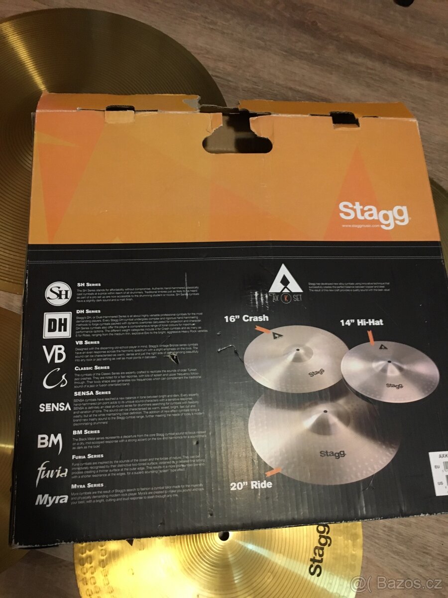 Sada činelů Stagg AXK-SET - 5