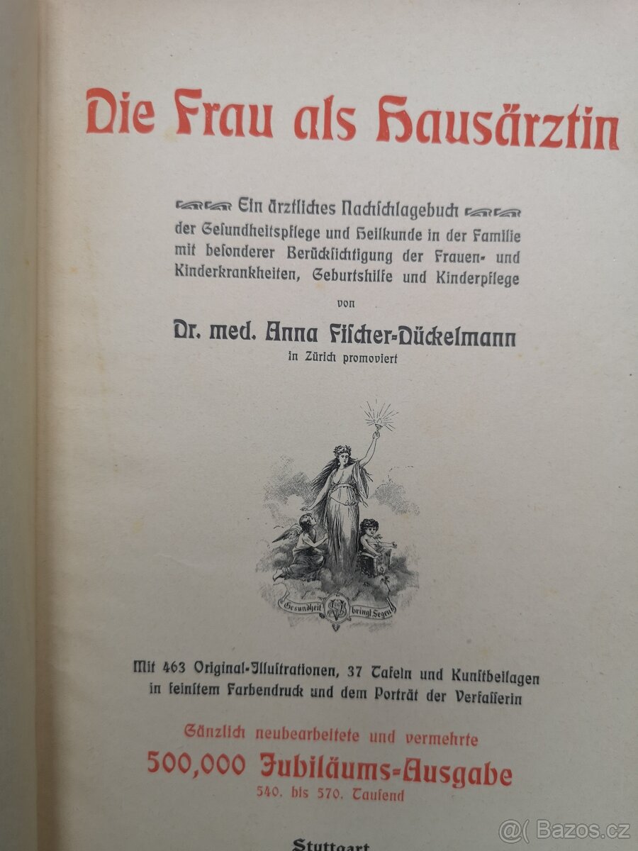 Starožitná kniha, lékařská příručka - 5