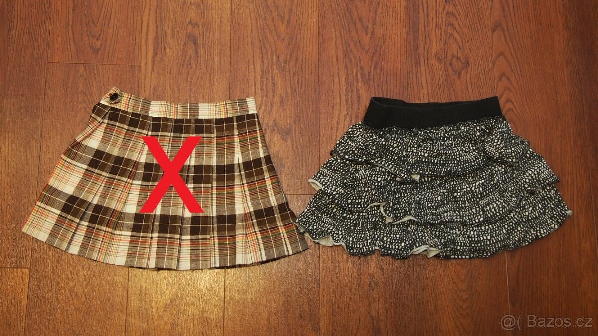 3x sukně vel.116 - 5