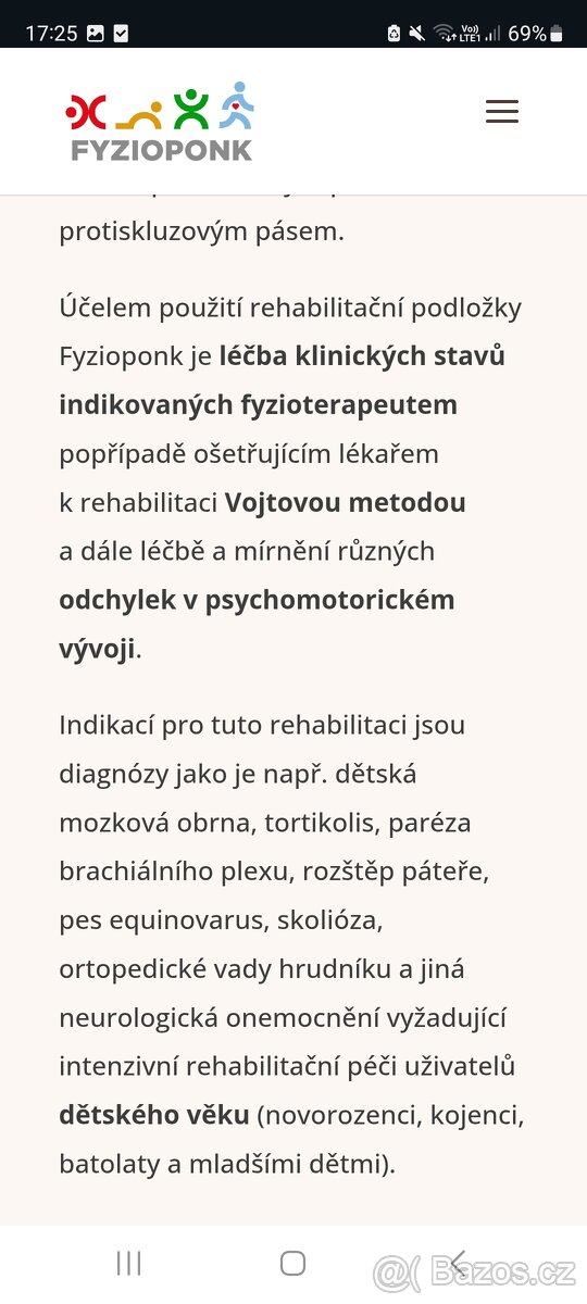 Rehabilitační podložka Fyzioponk - 5