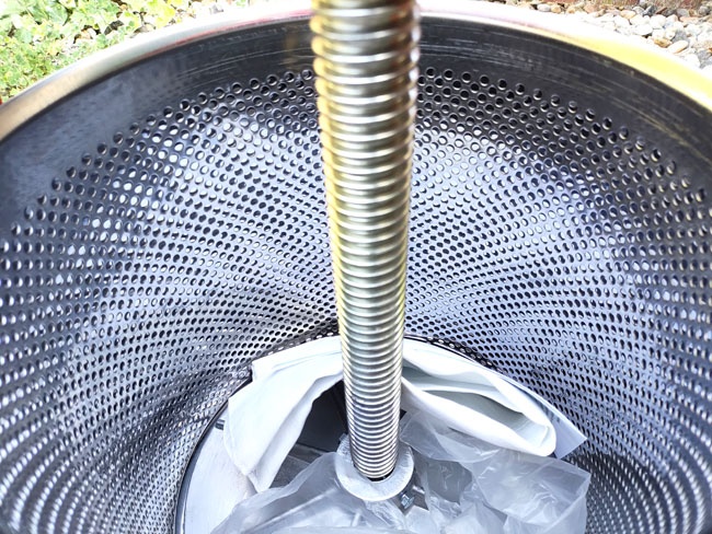 Ruční nerezový 20L LIS přes odšťavňovač pro lisování - 5