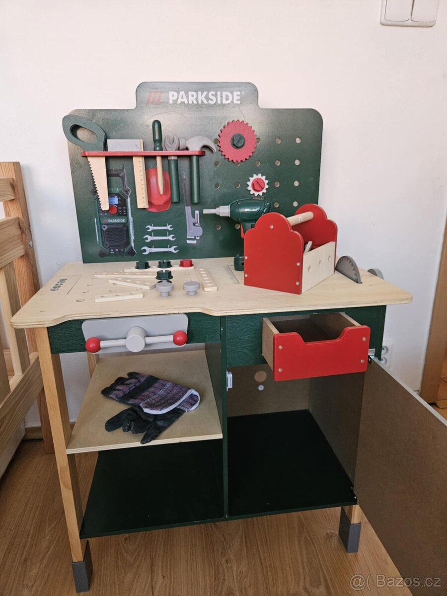 Dětská pracovní dílna PARKSIDE – skvělý stav - 5