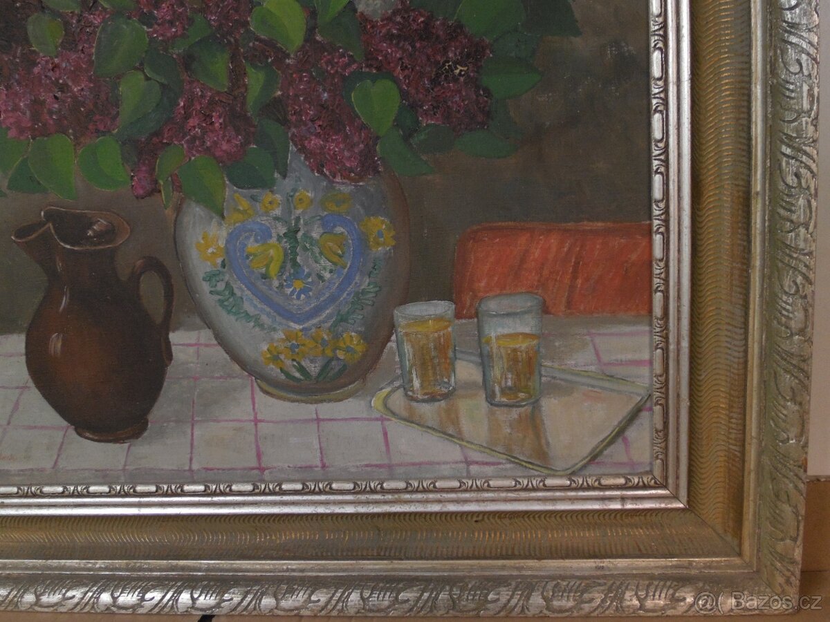 Zátiší, Vincenc Červinka 1897 Vítanov + Adolf Chwala- info. - 5