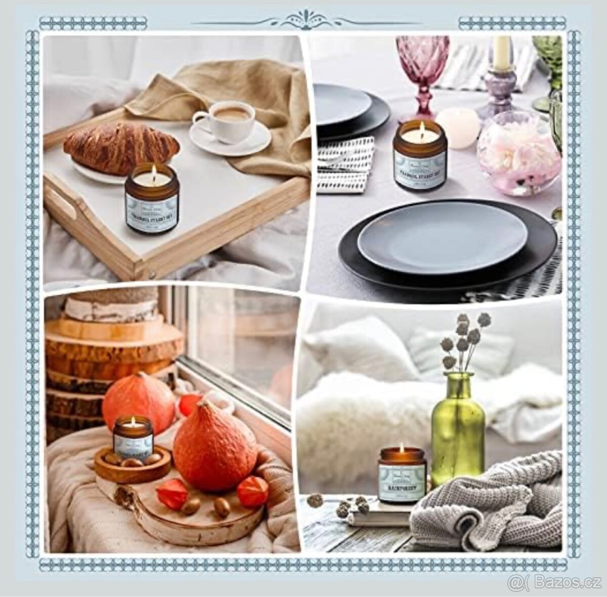 Dárková krabička se 4ks svíček - 5