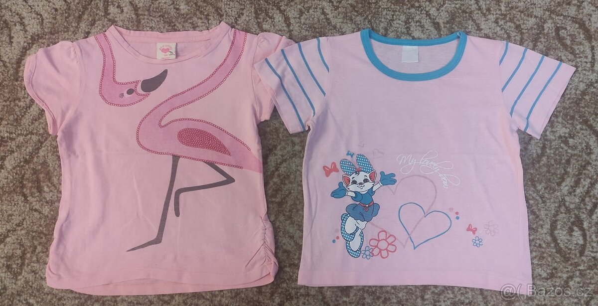 Dívčí trička vel.6m, ,98, 104/110 - 5
