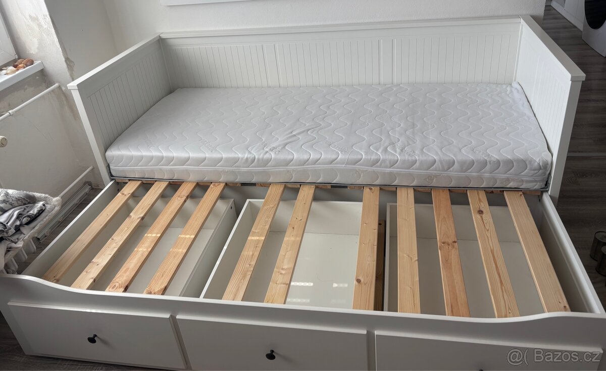 Rozkládací postel + matrace - 5