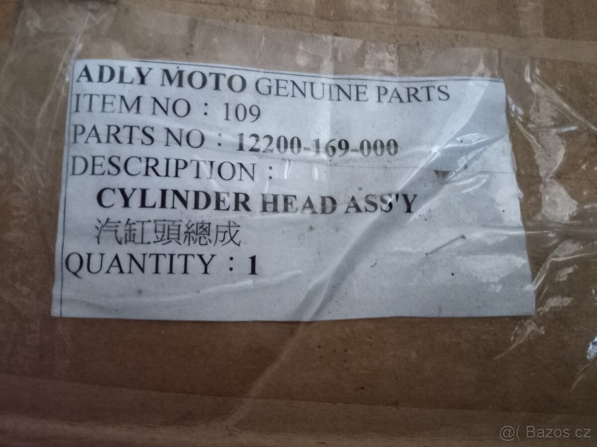 Hlava válce na čtyřkolku ADLY