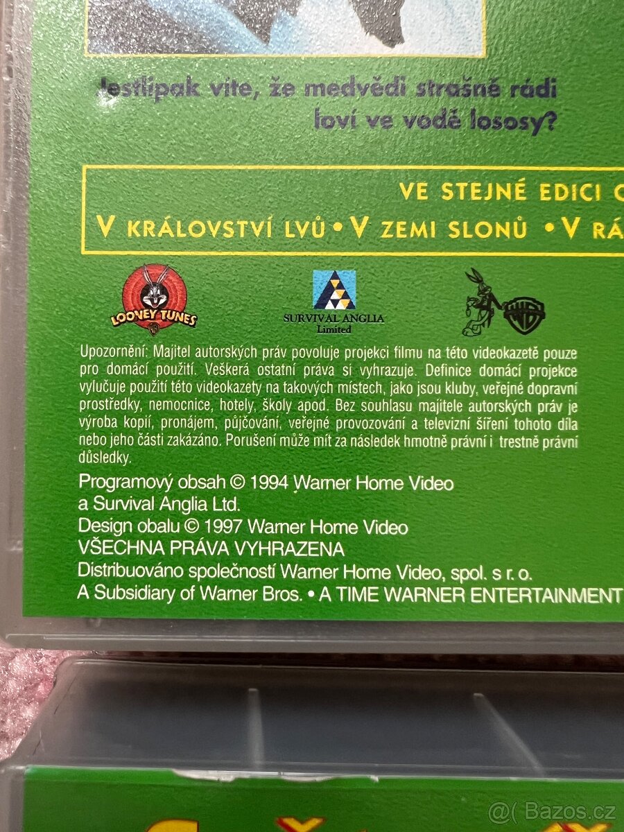Svět zvířat & Bugs Bunny 1-5 díl VHS 1997 - 5