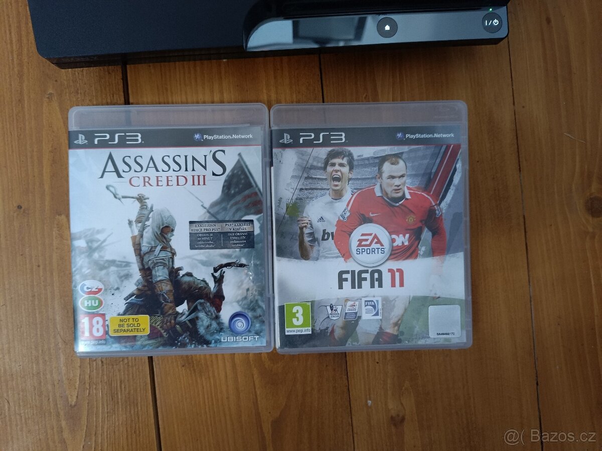 PS3 Slim 160GB, ovladač + hry (Minecraft) / Playstation 3 - 5