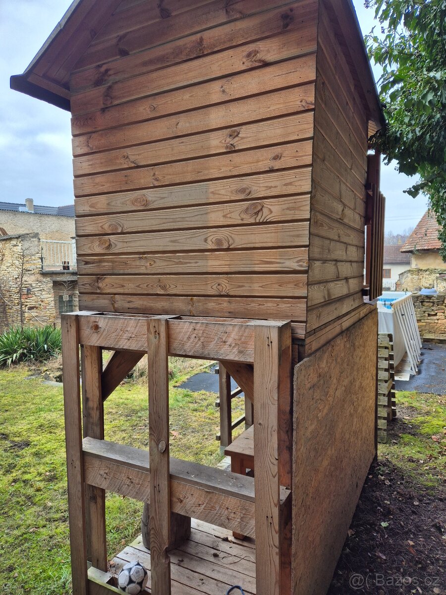 Dětský drevěný domeček - 5