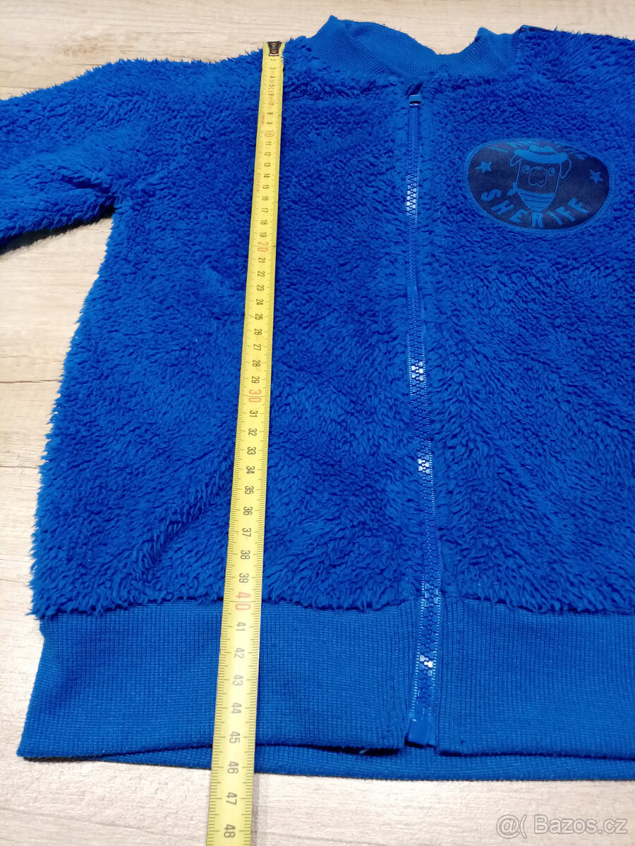 chlupatá mikina vel. 116/122 - 5