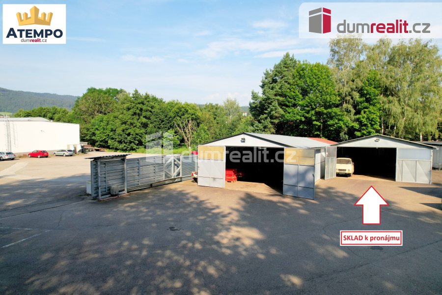 K pronájmu, skladovací plechová hala se zázemím a manipulačn - 5