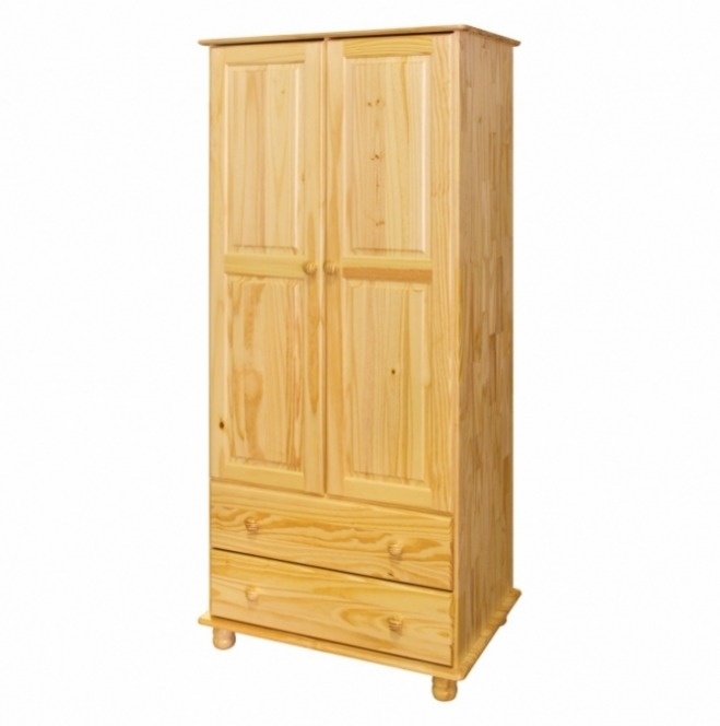 Dřevěná skříň 2dveřová 8850 lak - 5