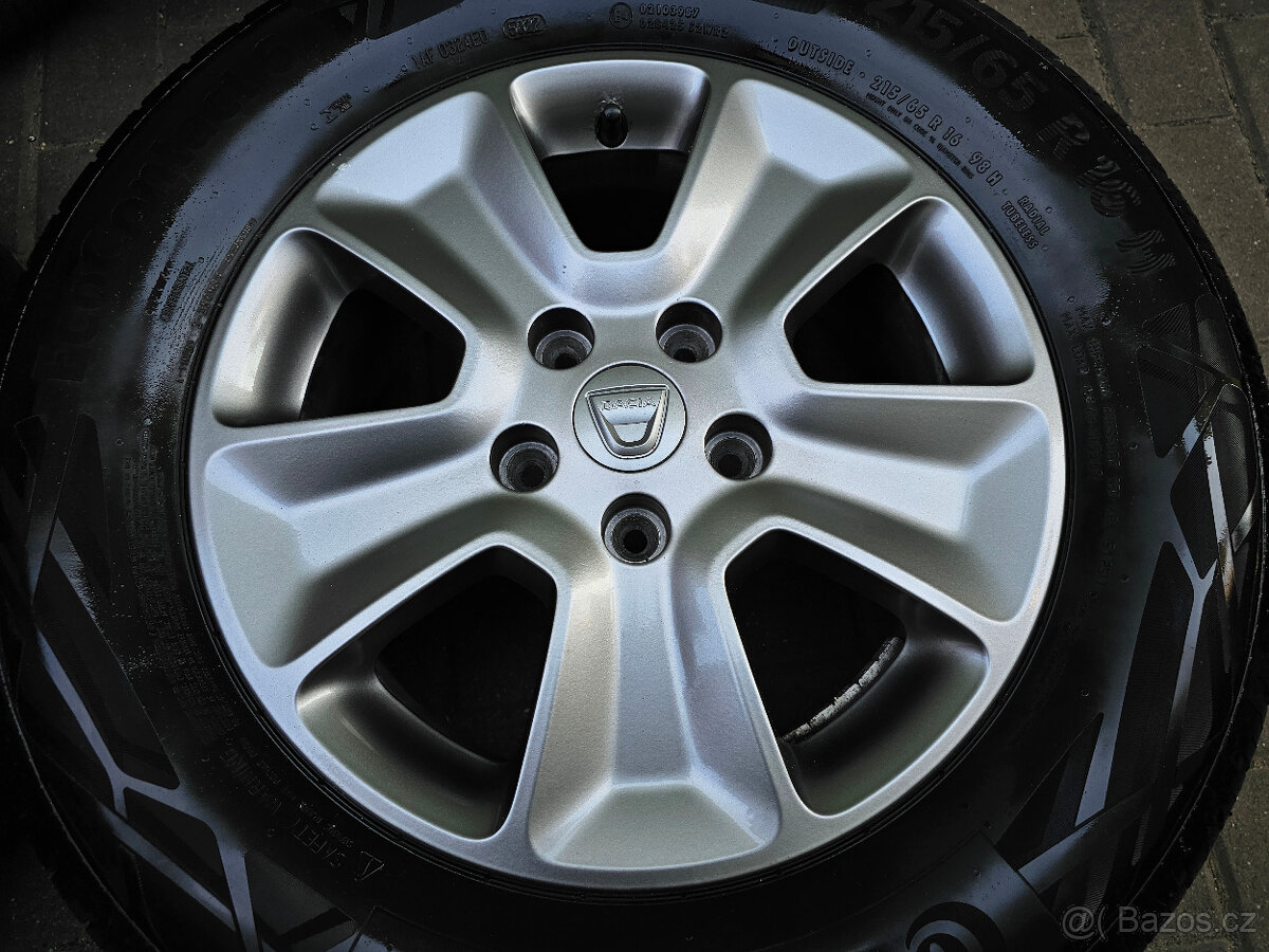 ALU kola letní disky Dacia Duster R16 5x114,3 ET50 6,5J - 5