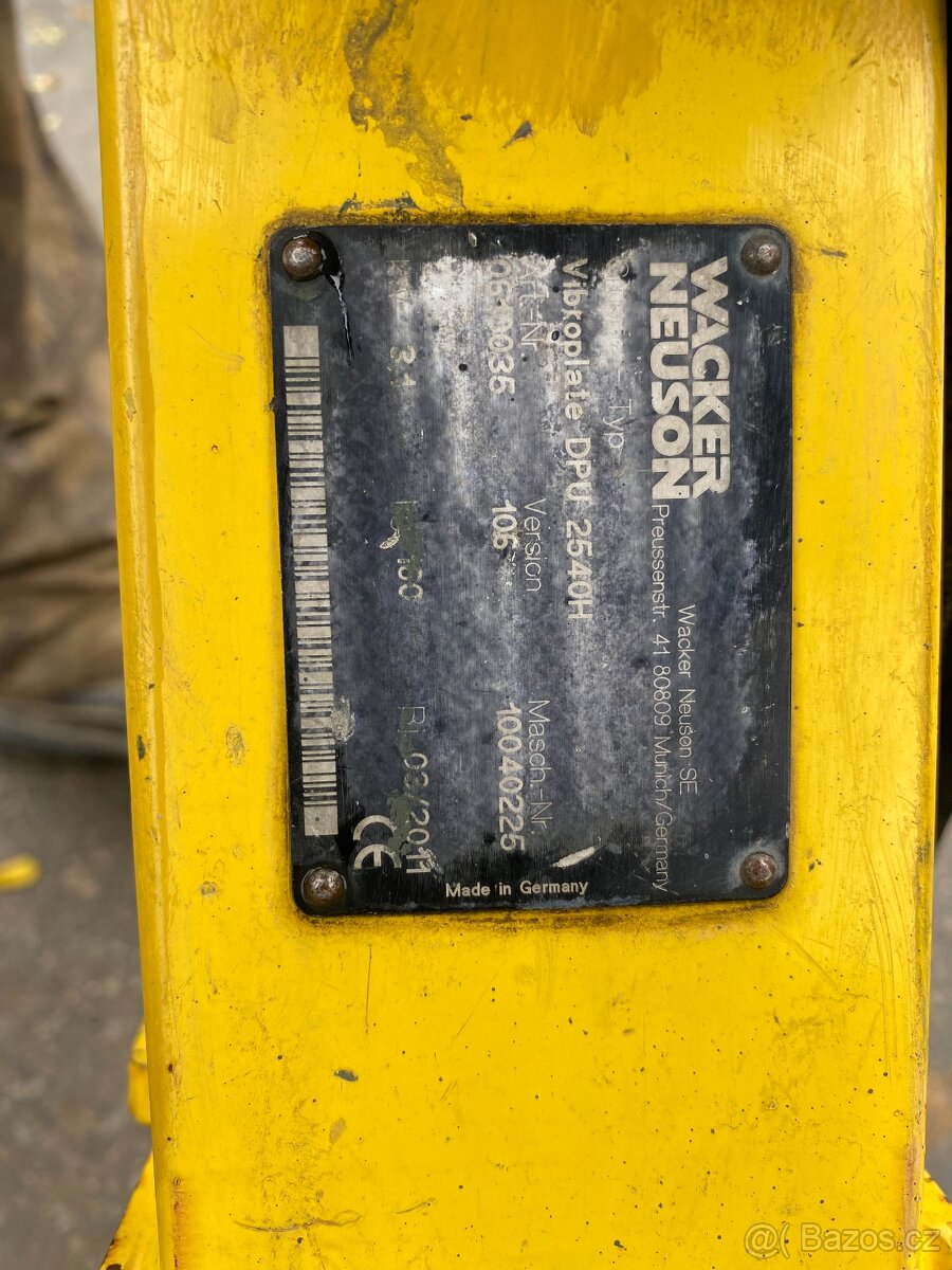 Vibrační deska Wacker DPU2540H - 5