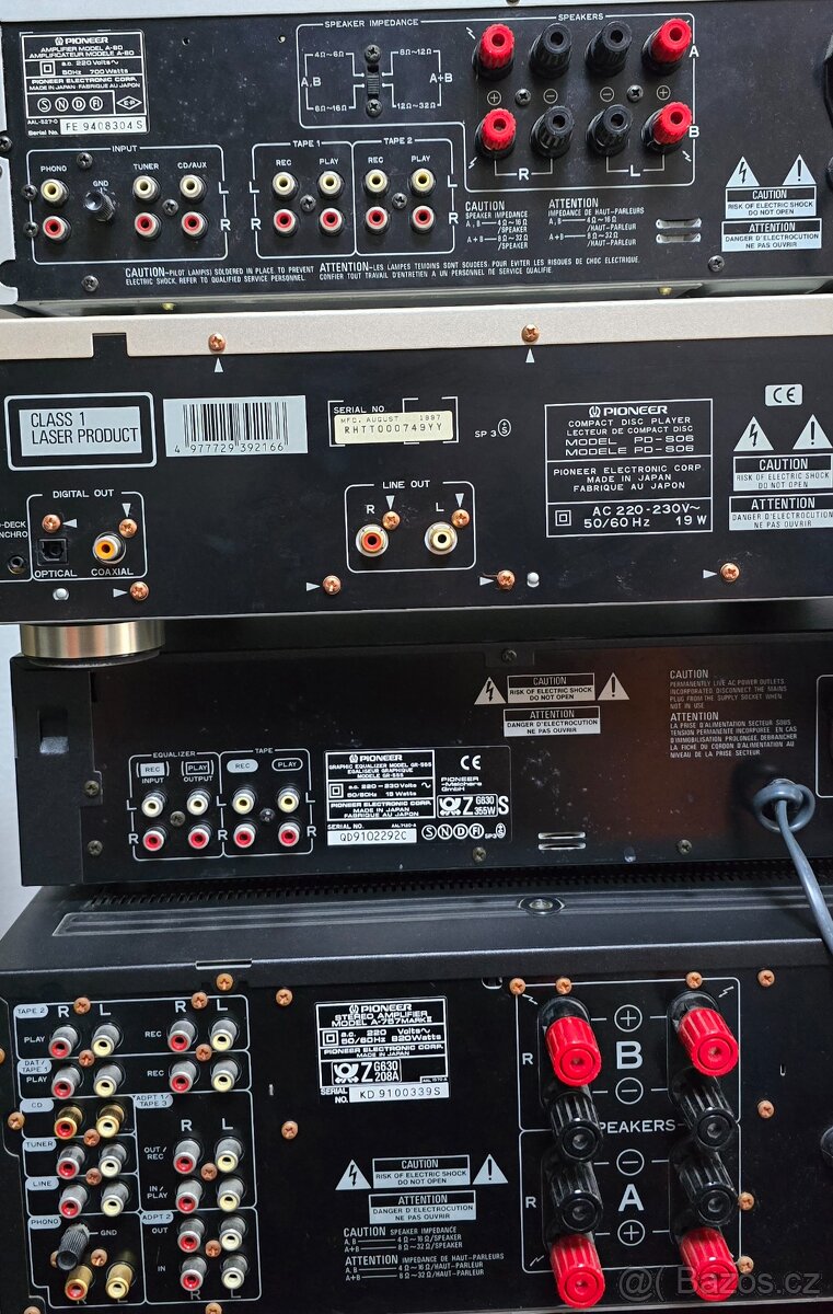 špičkové Hi-Fi komponenty Pioneer (A-757, A-60, PD-S06) - TO - 5
