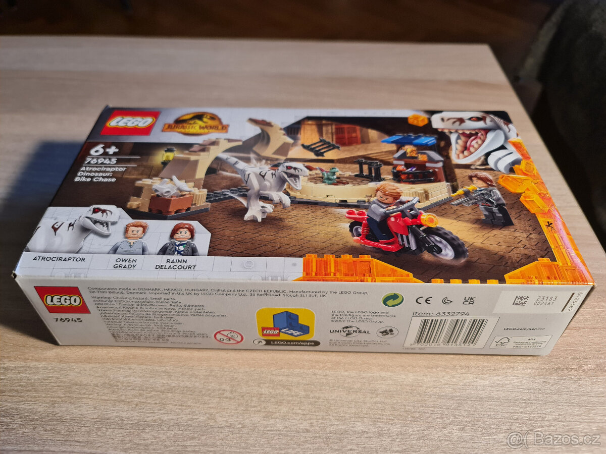 LEGO® Jurassic World 76945 Atrociraptor: honička na motorce - 5