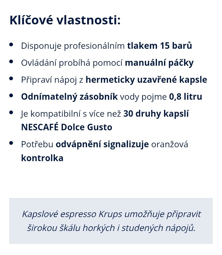 Kávovar Nescafé Dolce Gusto Piccolo XS - 5